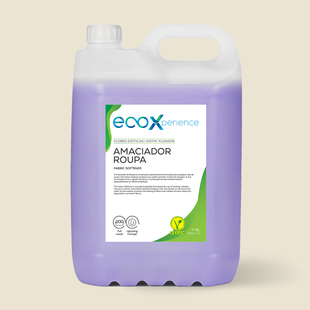 Embalagem amaciador da roupa flores exóticas EcoX 5L