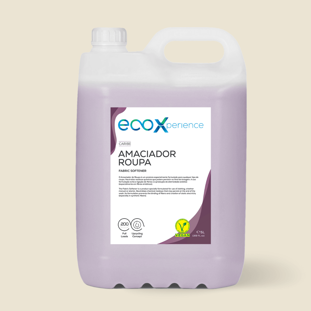 Embalagem de Amaciador Roupa Caribe EcoX 5L