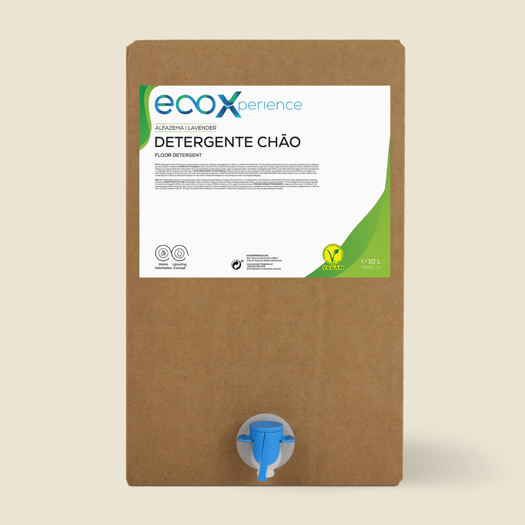 Embalagem de detergente chão alfazema EcoX 10L