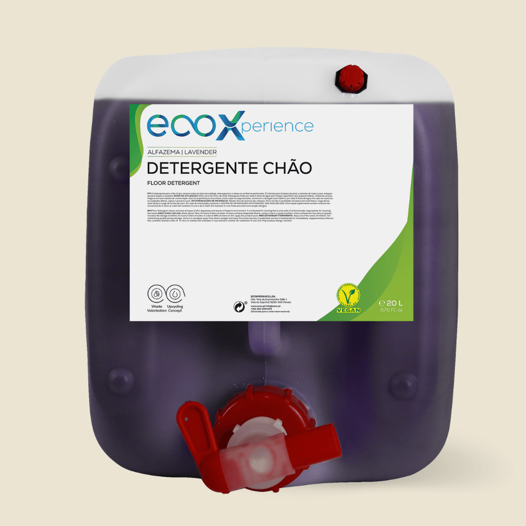 Embalagem de detergente chão alfazema EcoX 20L