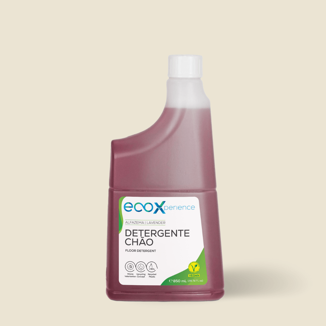 Embalagem de detergente chão alfazema EcoX 850mL