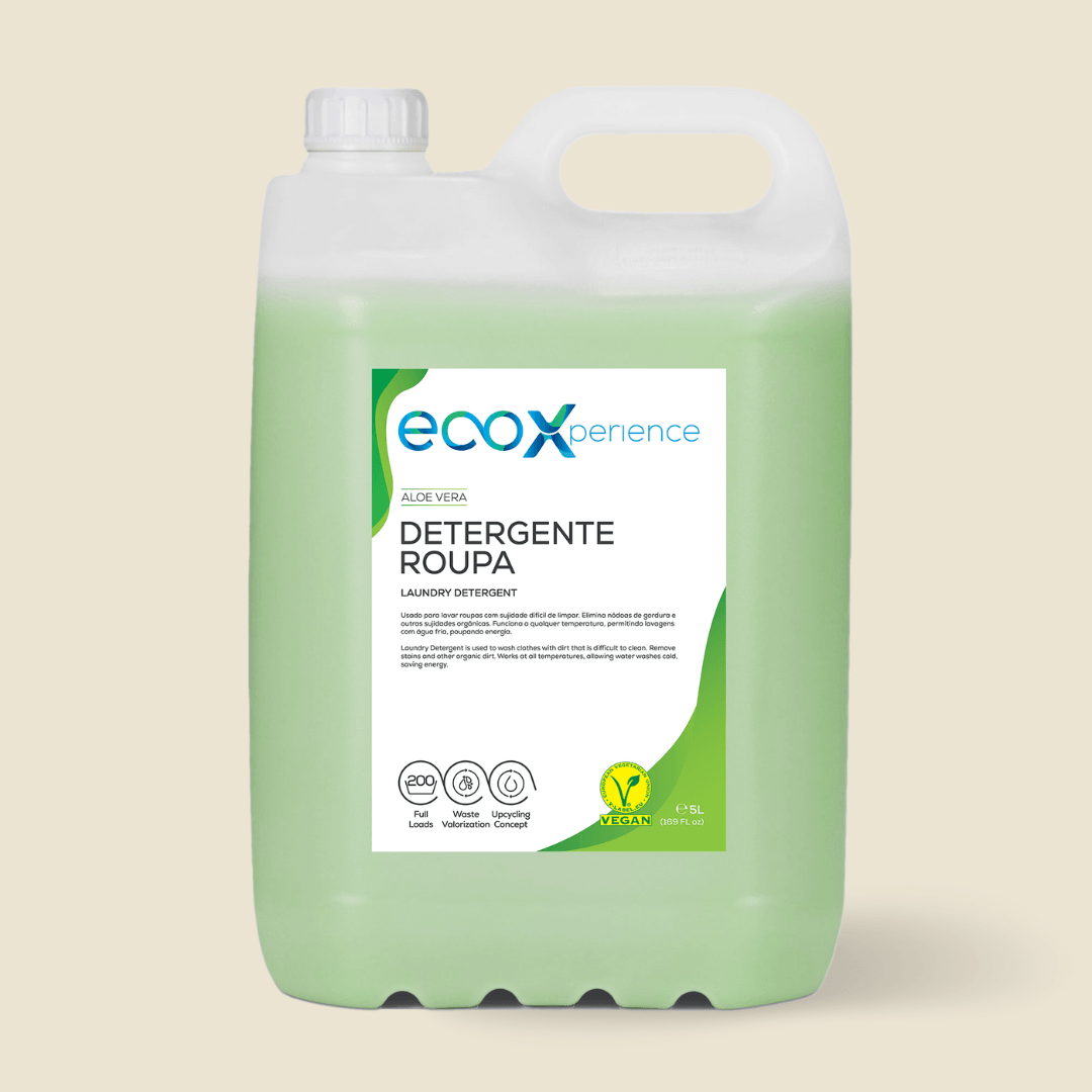 Embalagem de detergente roupa aloe vera EcoX 5L