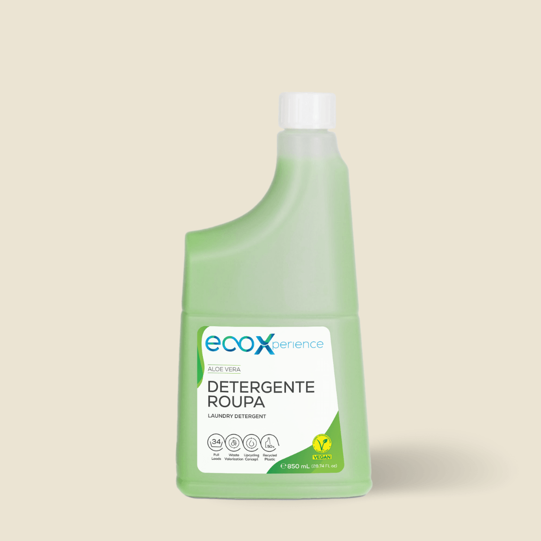 Embalagem de detergente roupa aloe vera EcoX 850mL