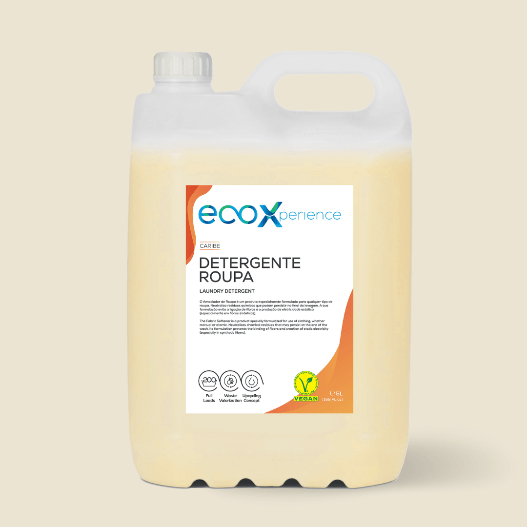 Embalagem de Detergente Roupa Caribe EcoX 5L