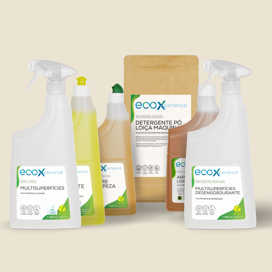 Kit de Limpeza para Cozinha (máquina) com detergentes EcoX