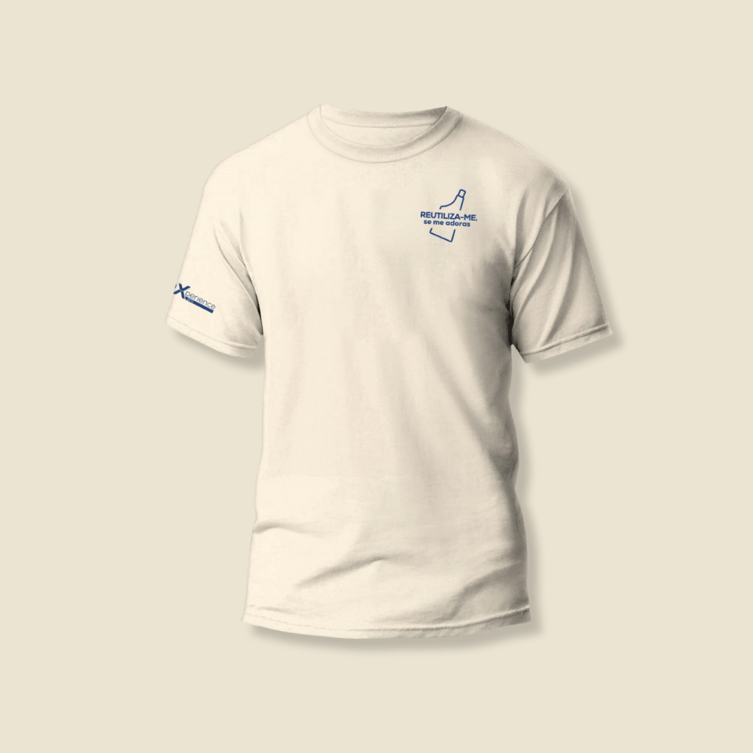 T-shirt "Reutiliza-me, se me adoras" EcoX