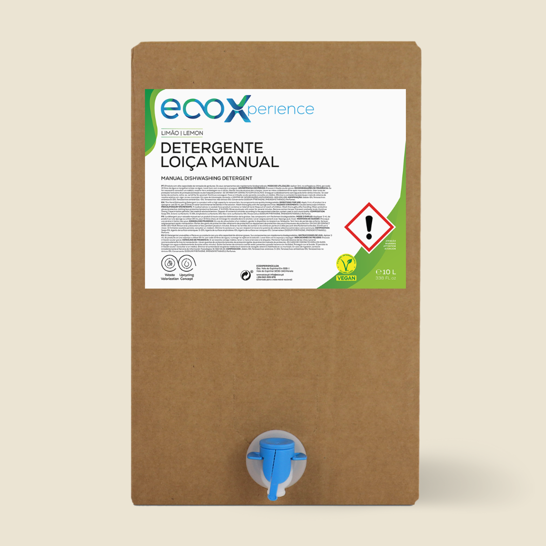 Embalagem de detergente loiça limão EcoX 10LT
