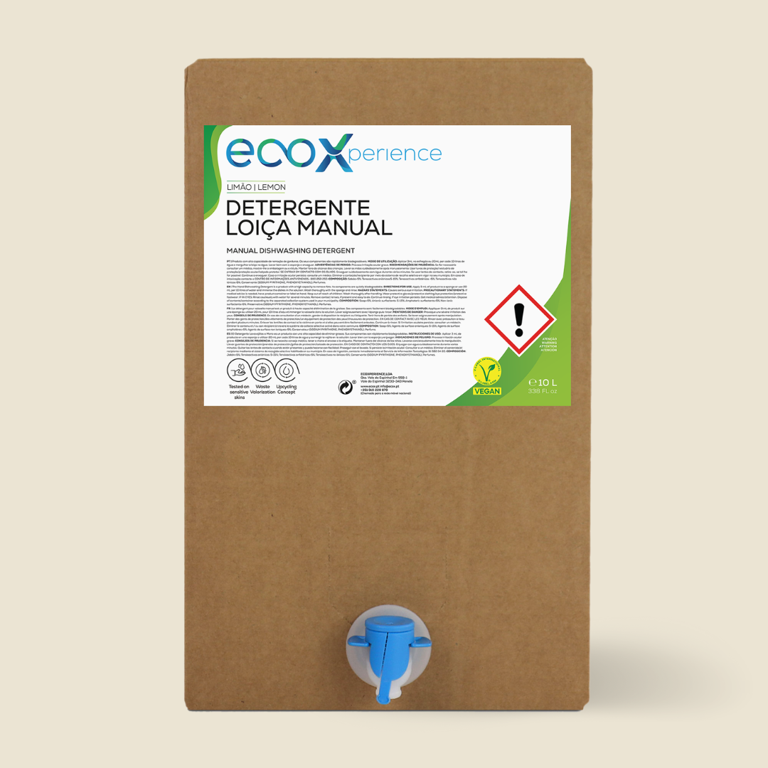 Embalagem de Detergente Loiça Limão 10LT EcoX