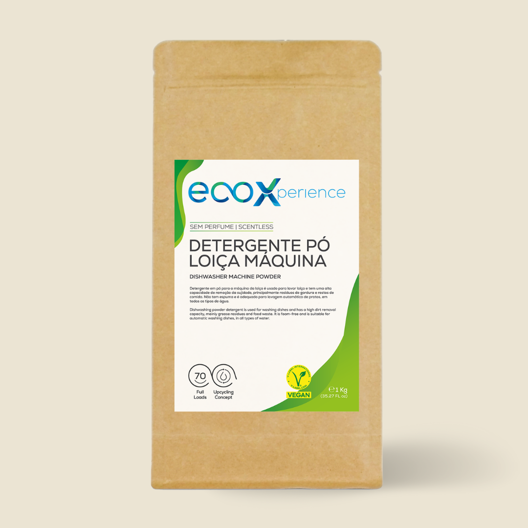 Embalagem detergente pó loiça máquina 1kg EcoX