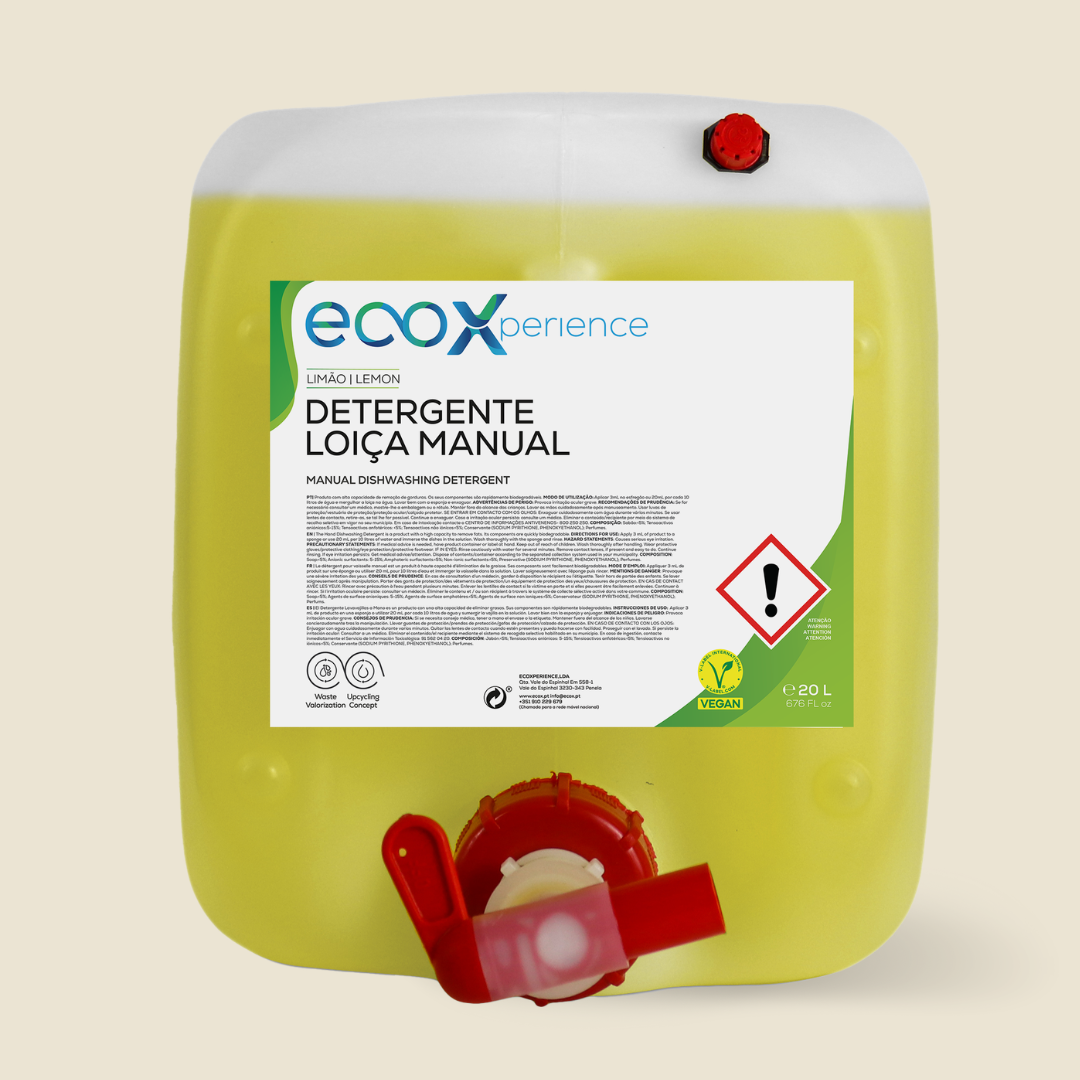 Embalagem de detergente loiça limão EcoX 20LT