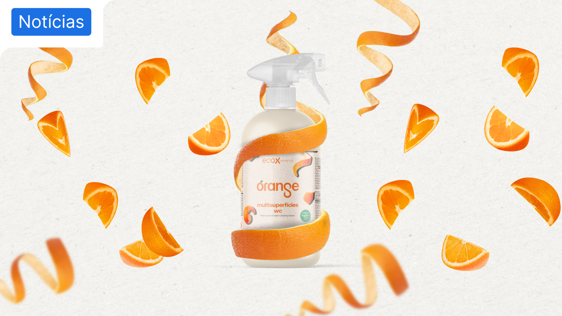 Auchan e EcoX lançam produto de limpeza que reaproveita cascas de laranja