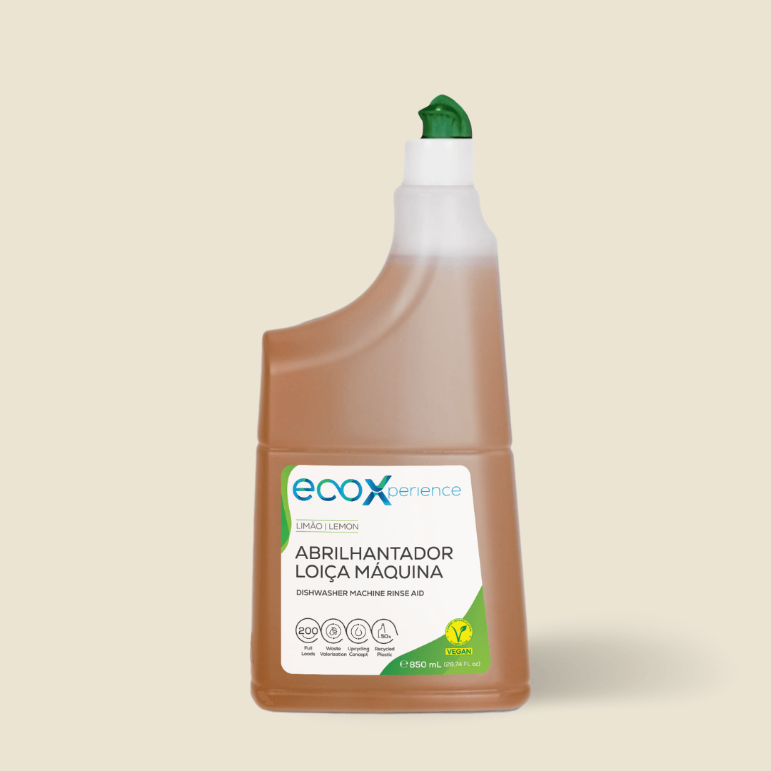 Embalagem de abrilhantador para máquina de lavar loiça EcoX 850mL