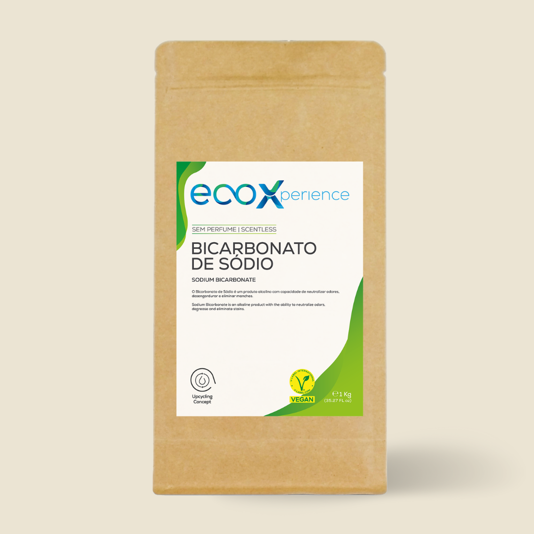 Embalagem de bicarbonato de sódio 1kg EcoX