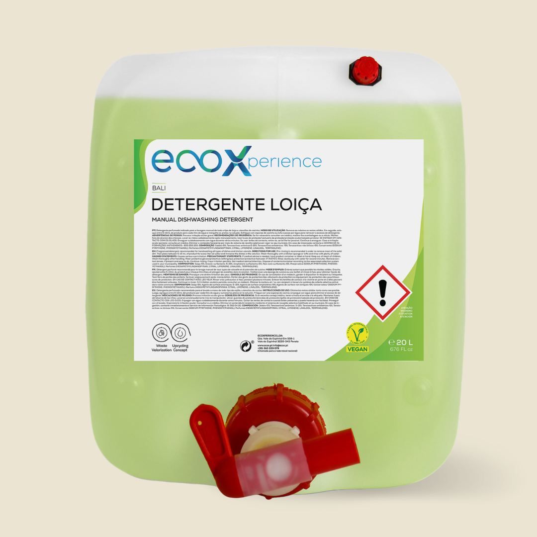 Embalagem de detergente loiça bali EcoX 20LT