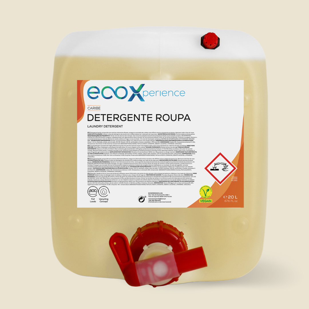 Embalagem Detergente Roupa Caribe 20LT EcoX