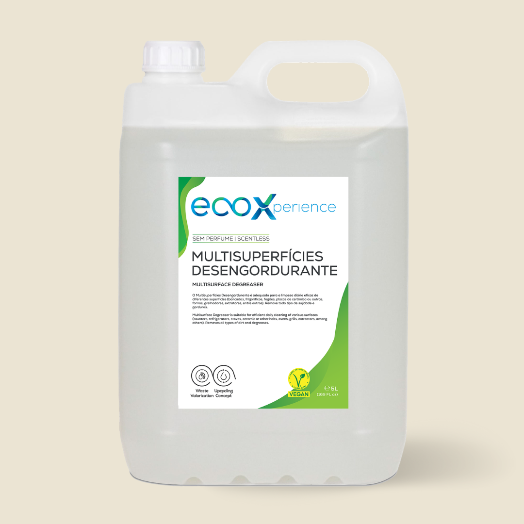 Embalagem Multisuperfícies Desengordurante para cozinha 5LT EcoX
