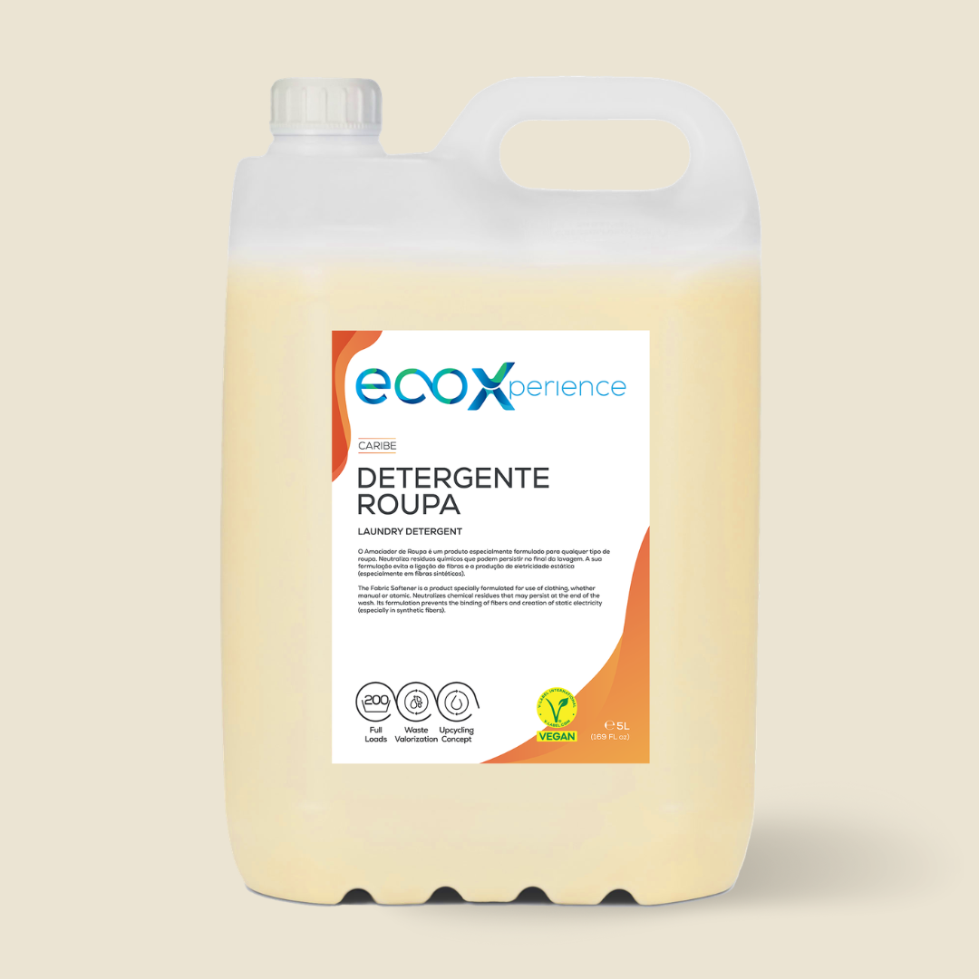 Embalagem detergente roupa caribe 5L EcoX